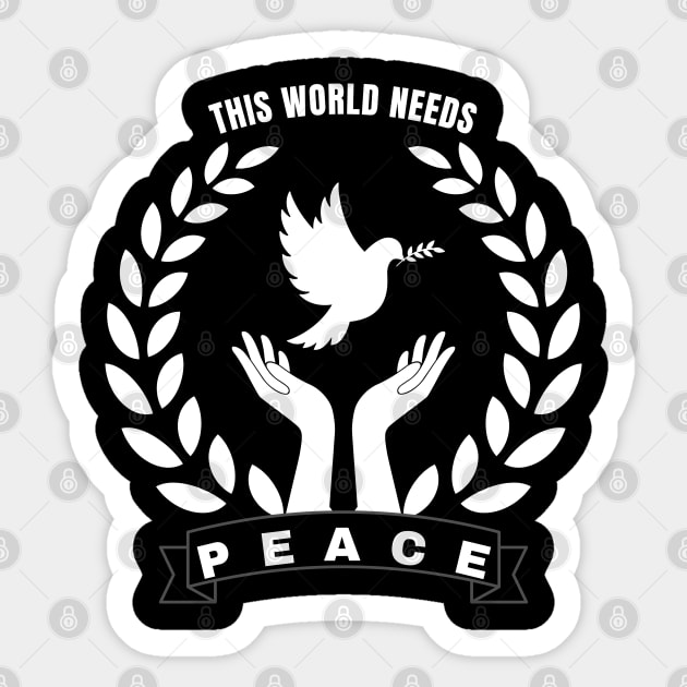 Dove of Peace Sticker by Fj Greetings